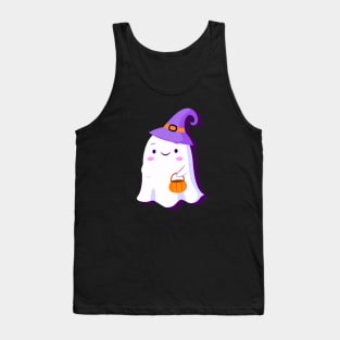 kawaii halloween ghost Tank Top